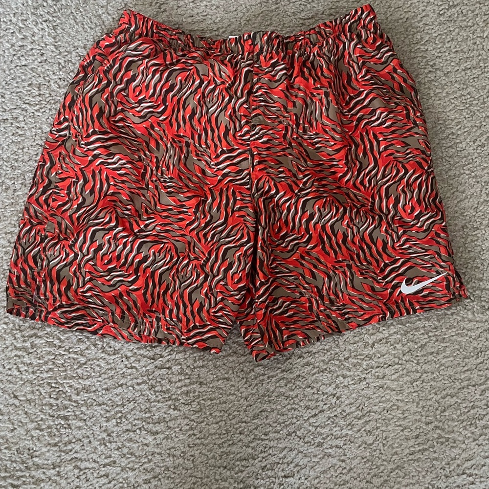 Nike Orange/Zubaz Swimming trunks